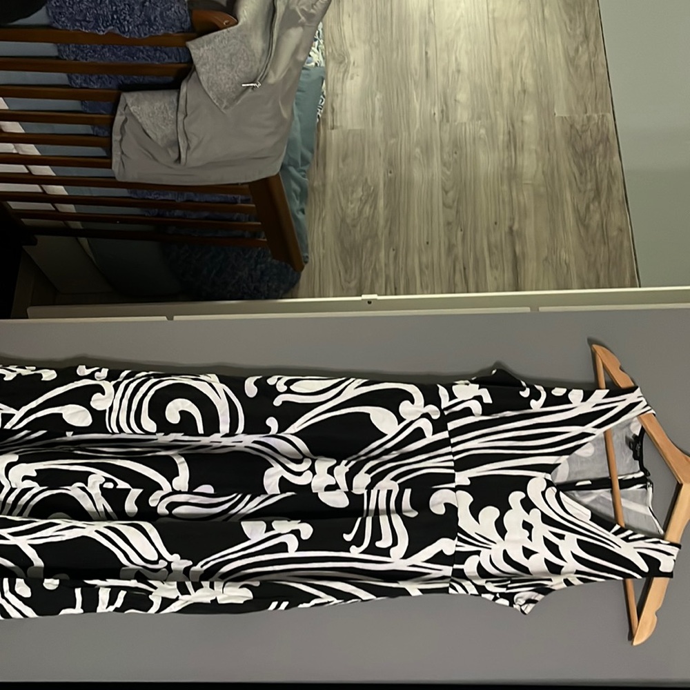 Black and white dress